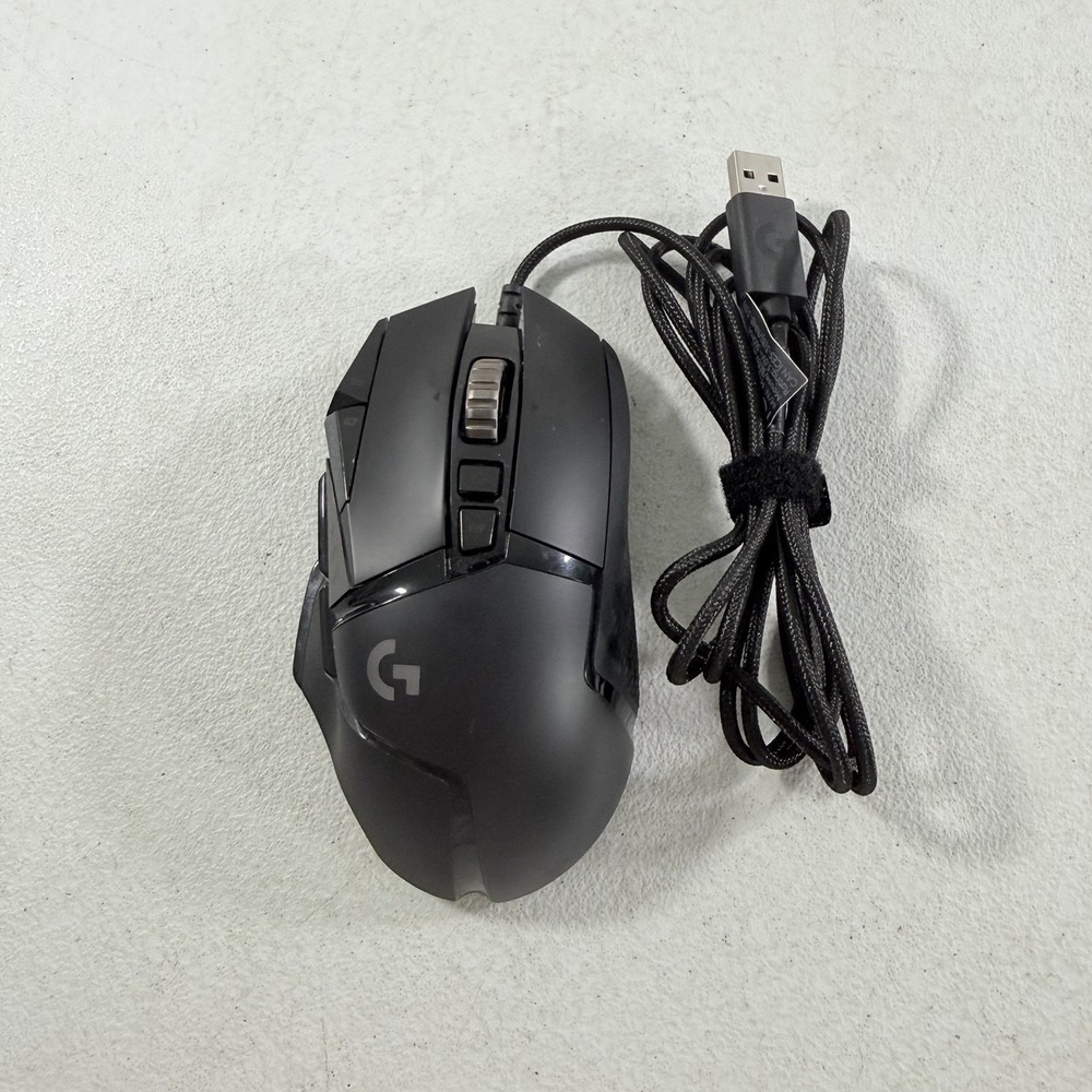 Logitech G502 Hero High Performance Gaming Mouse Wired RBG TESTED WORKING